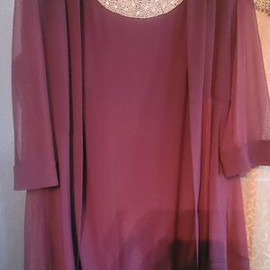 Elegant Purple Women's Wedding Dress